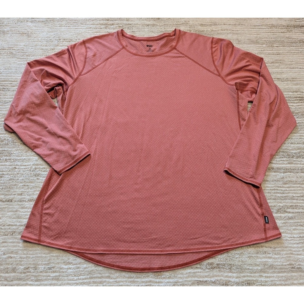REI Co Op Shirt Base Layer Womens Sz 3X Active Workout Top Long Sleeve Stretch